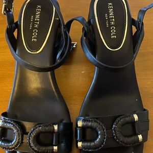 Kenneth Cole Black Strappy Sandals